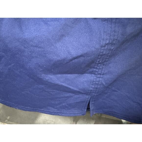 Lands End Tankini Swimsuit 12L/12 Navy Blue - Picture 4 of 6